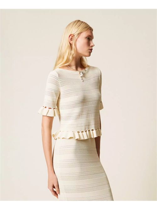 Maglia con volant TWINSET | TP3082/00059